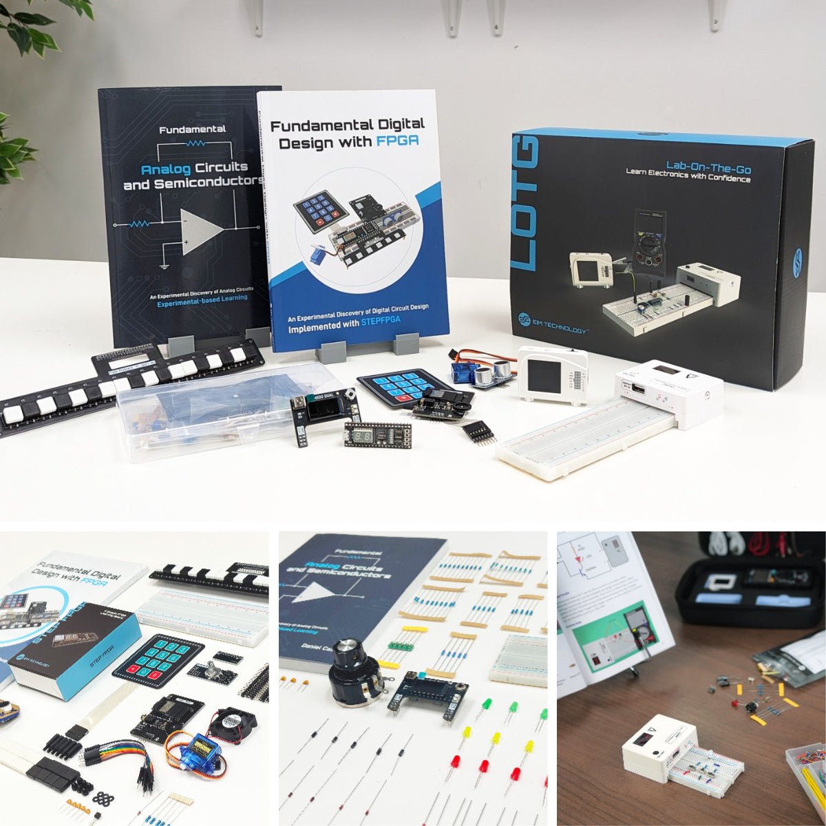 Electronics Engineering Core - Level 2 | Fundamental Analog & Digital Electronics Kit Build with Semiconductors, Logic & FPGA - EIM Technology (EVO - IN - MOTION Technology Ltd.)